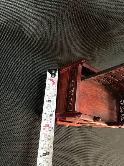 ตู้ไม้ บัลลังก์ สไตล์จีน งานจิ๋วสะสมA6 รูปที่ 15