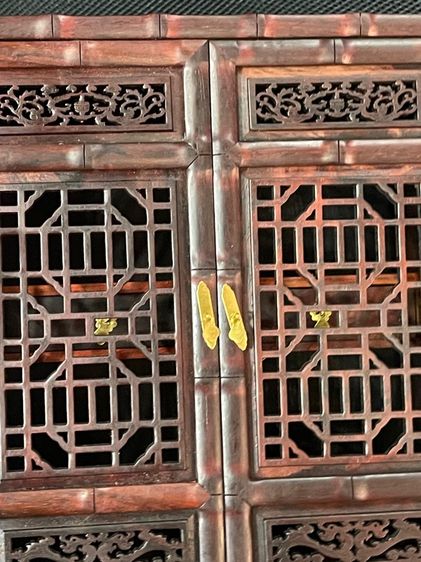 ตู้ไม้ สไตล์จีน งานจิ๋วสะสมA4 รูปที่ 12