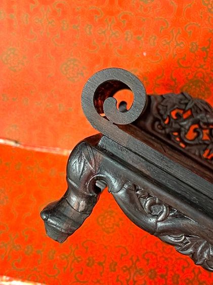 เตียง แกะสลักสไตล์จีน งานจิ๋วสะสมA3 รูปที่ 11