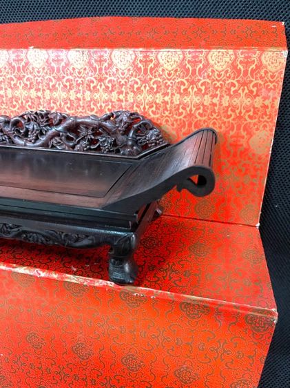 เตียง แกะสลักสไตล์จีน งานจิ๋วสะสมA3 รูปที่ 9