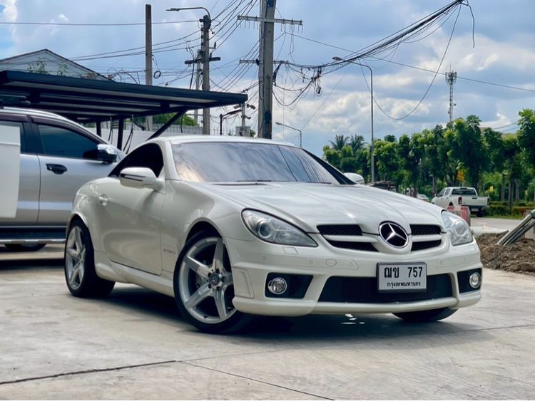 Mercedes-Benz SLK-Class 2011 SLK200 Kompressor AMG Sedan เบนซิน ไม่ติดแก๊ส เกียร์อัตโนมัติ ขาว รูปที่ 3