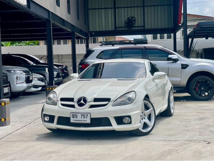 Mercedes-Benz SLK-Class 2011 SLK200 Kompressor AMG Sedan เบนซิน ไม่ติดแก๊ส เกียร์อัตโนมัติ ขาว รูปที่ 3