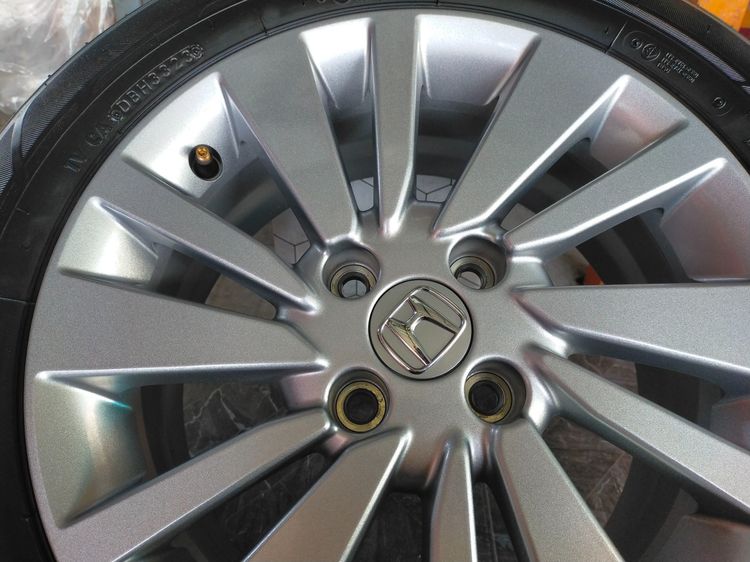 แม็กฮอนด้า ขอบ15 พร้อมยางบริสโตน 185 60 15 ปี23 ยางสวยทุกเส้นใส่ city jazz ได้ทุกรุ่น รูปที่ 6