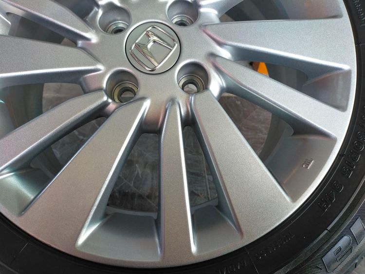 แม็กฮอนด้า ขอบ15 พร้อมยางบริสโตน 185 60 15 ปี23 ยางสวยทุกเส้นใส่ city jazz ได้ทุกรุ่น รูปที่ 7