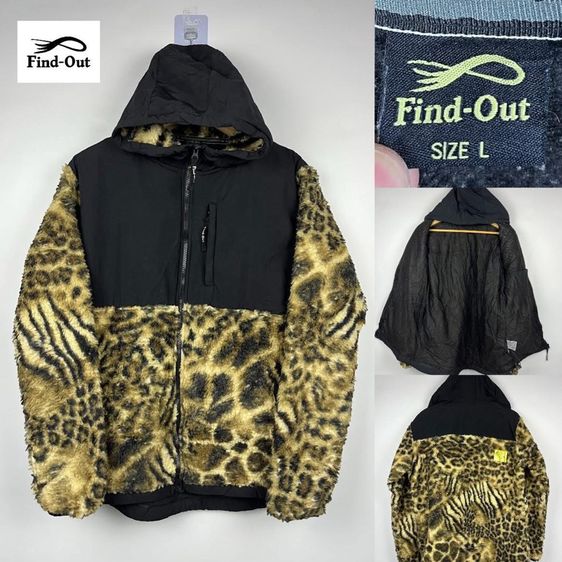 เสื้อแจ็คเก็ต Find-Out ลายสวย แท้ 💯 size L ขาดวัดจริงอก 22.5 ยาว 27 สภาพใหม่มาก มีซัปใน ดีเทลสวย ทรงสวย เนื้อผ้าดีมาก หายากน่าสะสมครับ รูปที่ 11