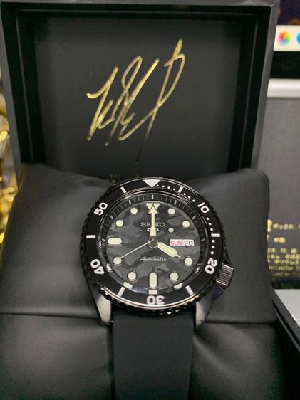 ดำ SEIKO 5 SPORTS AUTOMATIC YUTO HORIGOME LIMITED EDITION