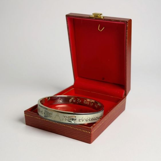 เลสกำไลต่อเงินต่อทอง รุ่นรวยพันล้าน หลวงพ่อจืด สวนปฎิบัติธรร มโพธิเศรษฐี สวยๆ รูปที่ 2