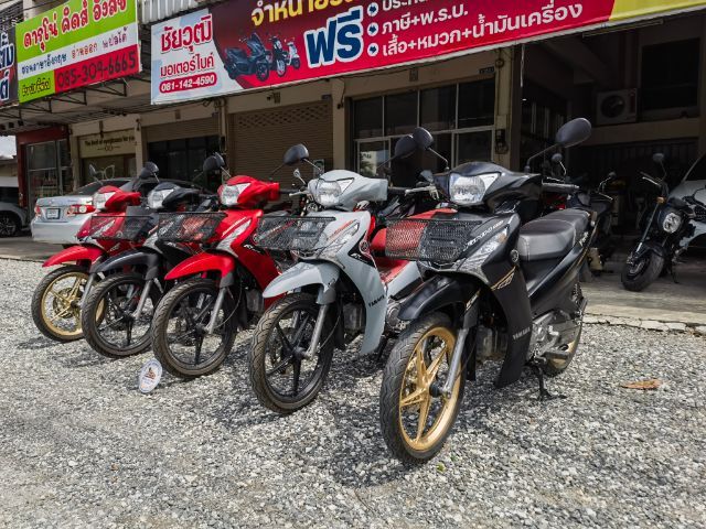 อยู่ตรงข้ามห้างเซ็นทรัลชลบุรี Yamaha Finn ล้อแม็ก รถสภาพดี รับประกันรถ1ปี สดผ่อน รูปที่ 2