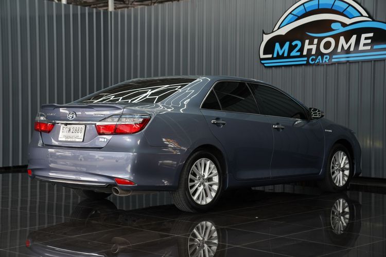 Toyota Camry 2015 2.5 Hybrid Sedan ไฮบริด เกียร์อัตโนมัติ เทา รูปที่ 4