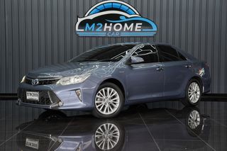 TOYOTA CAMRY 2.5 Hybrid CD AT ปี 2015 จด 2017 สี เทา MA251007L
