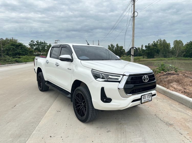 Toyota Hilux Revo 2022 Double Cab 2.4 Mid Prerunner Pickup ดีเซล ไม่ติดแก๊ส เกียร์อัตโนมัติ ขาว รูปที่ 2