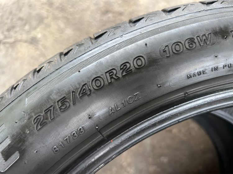 ยาง Bridgestone 275 40 20 ปี22 คู่ 1500 บาท RunFlat รูปที่ 6