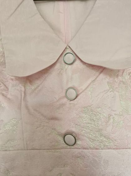 ชุดเดรส แค่เข่า สีชมพูคอบัว size m 500 ขาย 350 พร้อมส่งฟรี (ซื้อมาไม่ได้ใส่)