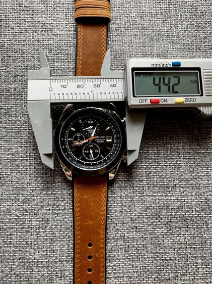 seiko 5 โครโนกราฟ จับเวลา สายหนัง รูปที่ 11