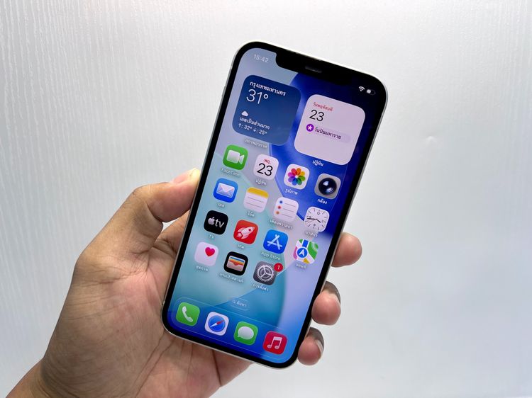 ขาย iPhone 12 64GB เครื่องศูนย์ สีขาว มือสอง แบตแท้สุขภาพ 100