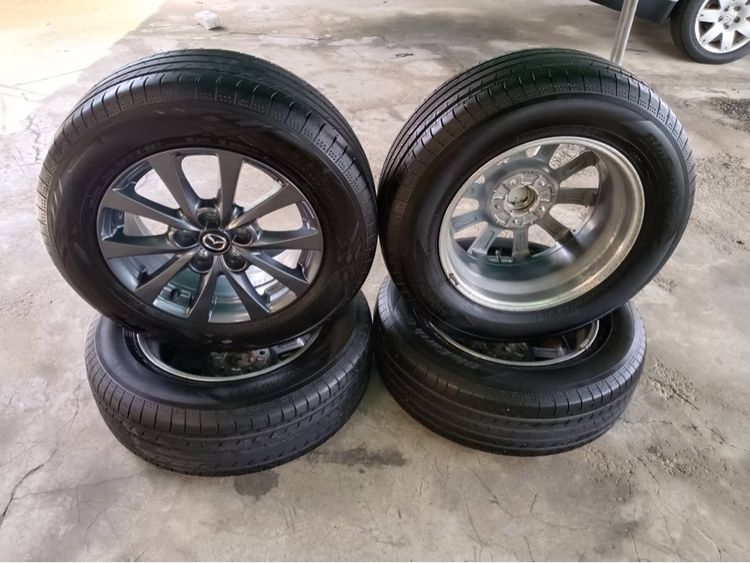 แม็กนีเซียมอัลลอย 16" แม็ก STANDARD ขอบ 16 MAZDA CX3 พร้อมยาง YOKOHAMA 215 65 16 ปี 22 สัปดาห์ 11