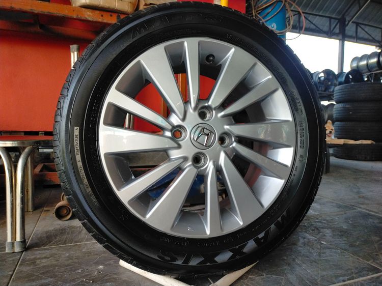 อื่นๆ 15" อื่นๆ แม็กฮอนด้า ขอบ15 พร้อมยางmaxxis 185 60 15 ปลายปี24 ยางสวย  ใส่ jazz city ได้ทุกรุ่น