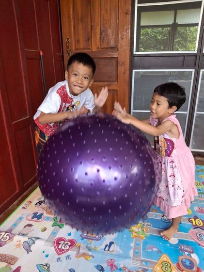 ลูกบอลโยคะ ขนาดใหญ่ 75 ซม.ของใหม่ราคาเดิม459บ. รูปที่ 2