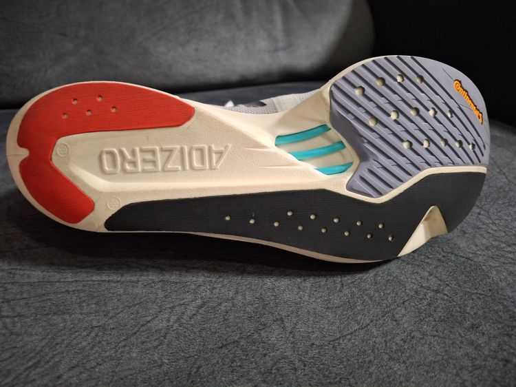 รองเท้า Adidas adizero takumi sen 9 silver violet cyan รูปที่ 7