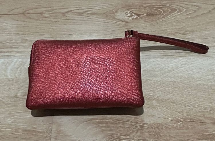 กระเป๋าคล้องมือ Coach Corner Zip Wristlet  แท้ มือ 2 สภาพ 80เปอร์เซ็น  รูปที่ 2