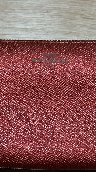 กระเป๋าคล้องมือ Coach Corner Zip Wristlet  แท้ มือ 2 สภาพ 80เปอร์เซ็น  รูปที่ 3