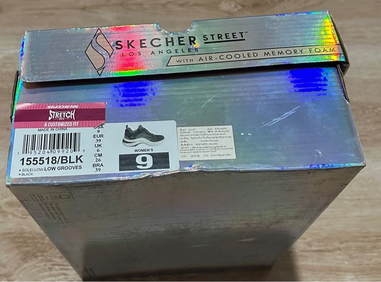 รองเท้าผ้าใบแฟชั่นสำหรับผู้หญิง Skechers Street™ Solei Low - Low Grooves แท้ มือ 2 สภาพ 80 เปอร์เซ็น เบอร์ 7  รูปที่ 10