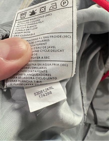 กางเกงขายาวสีเทา(ผ้าร่ม) แบรนด์ Nike รูปที่ 7