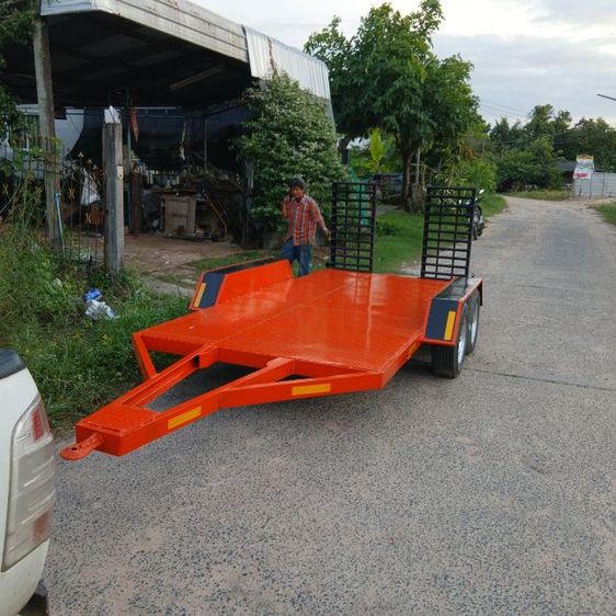 รถลากพ่วงขนย้ายรถเกี่ยวข้าวdc6870ขนย้ายรถแบล็คโฮเล็กบรรทุก4.5ตัน