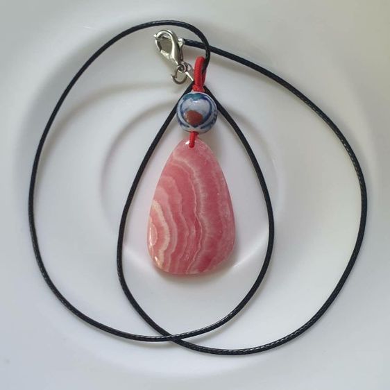 กำไลข้อมือโรโดโครไซด์แท้  รูปที่ 5