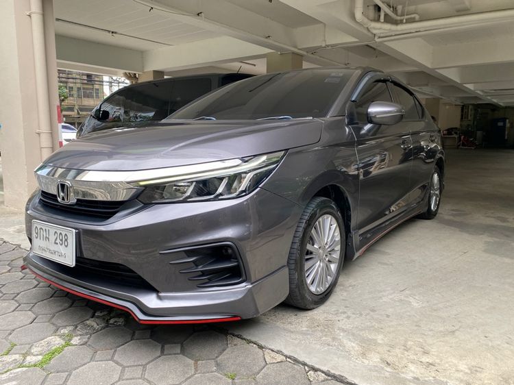 Honda City 2020 1.0 V Sedan เบนซิน ไม่ติดแก๊ส เกียร์อัตโนมัติ เทา รูปที่ 4