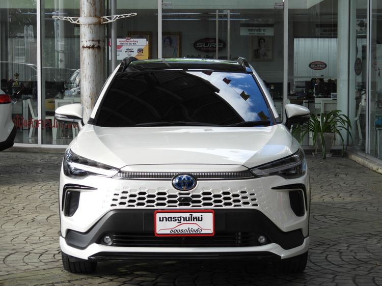 Toyota Corolla Cross 2025 1.8 HEV Premium Luxury Sedan ไฮบริด ไม่ติดแก๊ส เกียร์อัตโนมัติ ขาว รูปที่ 2