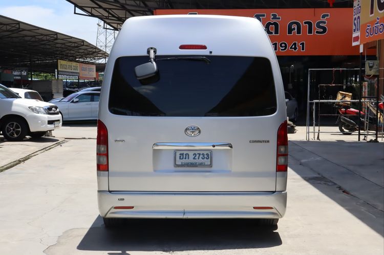 Toyota Commuter 2012 2.5 Van ดีเซล ไม่ติดแก๊ส เกียร์ธรรมดา เงิน รูปที่ 3