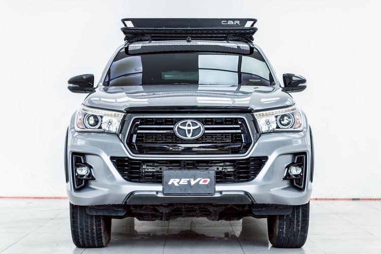 Toyota Hilux Revo 2019 Smart Cab Prerunner 2x4 2.4 Rocco Pickup ดีเซล ไม่ติดแก๊ส เกียร์อัตโนมัติ เทา รูปที่ 4