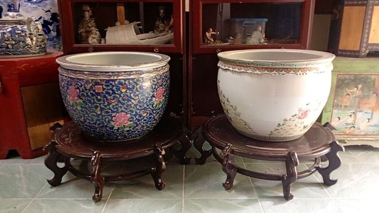 อื่นๆ แจกัน ลายคราม จาน