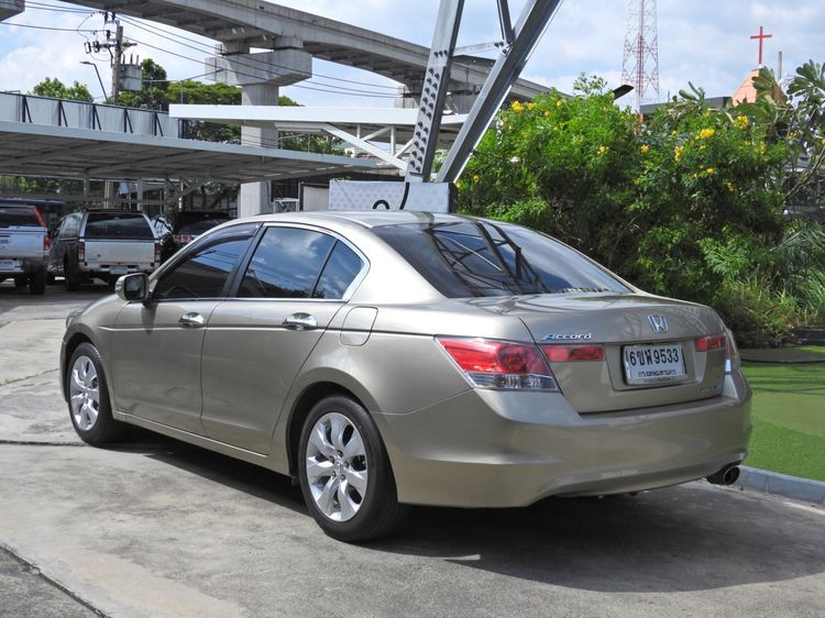 Honda Accord 2009 2.4 EL NAVI Sedan เบนซิน ไม่ติดแก๊ส เกียร์อัตโนมัติ บรอนซ์ทอง รูปที่ 4