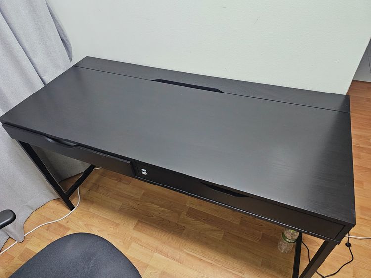 ชุดโต๊ะและเก้าอี้ทำงานสีดำ, Black office desk and chair set รูปที่ 17