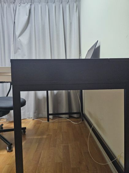 ชุดโต๊ะและเก้าอี้ทำงานสีดำ, Black office desk and chair set รูปที่ 7