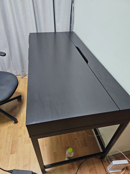 ชุดโต๊ะและเก้าอี้ทำงานสีดำ, Black office desk and chair set รูปที่ 18