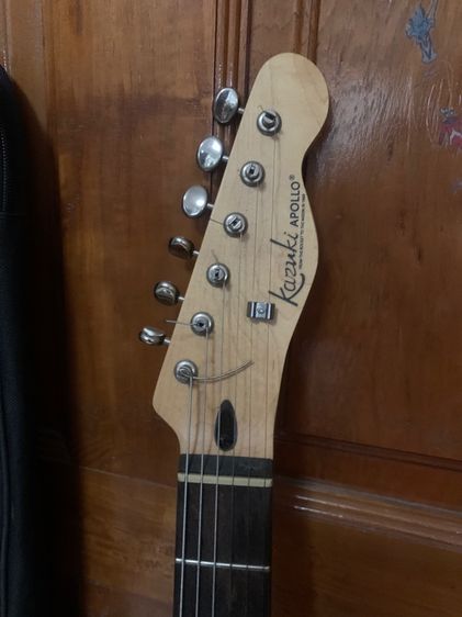 กีตาร์ไฟฟ้า karnki APOLLO ทรงเทเร สภาพดีสวยนางฟ้าพร้อมกระเป๋าพร้อมใช้งาน รูปที่ 3