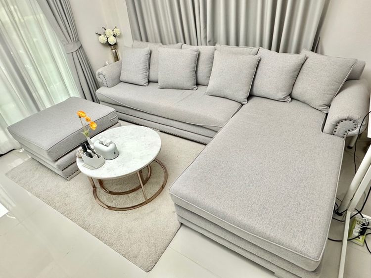 โซฟา ตัวL สีเทา รูปที่ 8