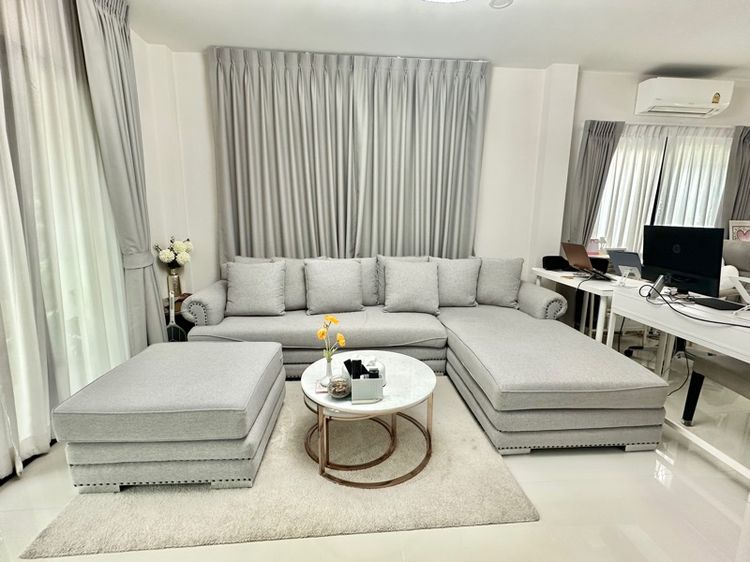 โซฟา ตัวL สีเทา รูปที่ 2