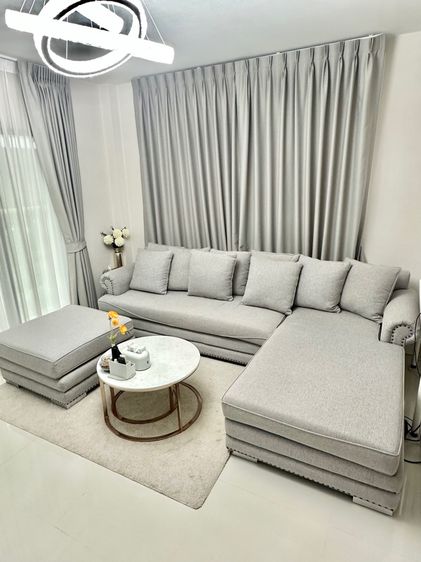 โซฟา ตัวL สีเทา รูปที่ 5