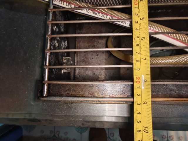 เตาย่างใช้แก๊ส มีพัดลมระบาย ไม่รวมหัวแก๊ส รูปที่ 11