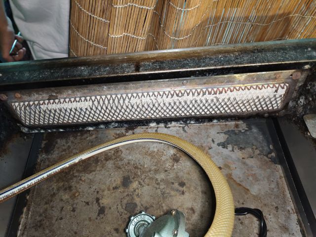 เตาย่างใช้แก๊ส มีพัดลมระบาย ไม่รวมหัวแก๊ส รูปที่ 5