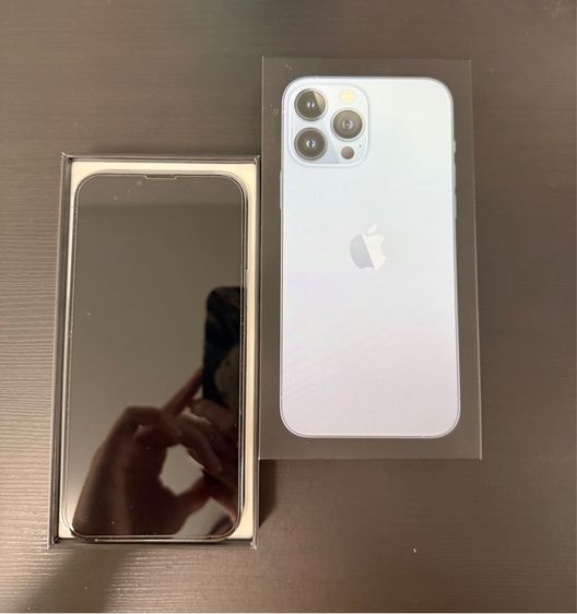 256 GB ขาย(มือสอง) iphone 13promax 256gb สี Sierra blue