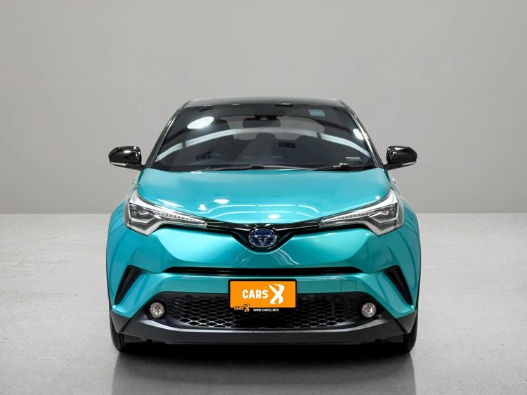 Toyota C-HR 2018 1.8 HV Hi Sedan ไฮบริด ไม่ติดแก๊ส เกียร์อัตโนมัติ เขียว รูปที่ 3