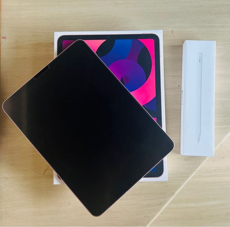 ขาย(มือสอง) ipad air (gen4) 256gb wifi cellular สี Rose gold