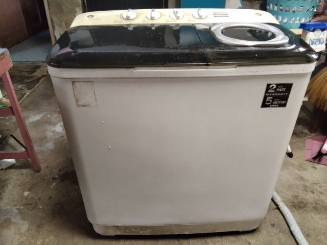 ฝาบน 2 ถัง Toshiba  ขายถูก  โตชิบ้าเครื่องซักผ้าฝาบน2ถัง 8.5 กิโล