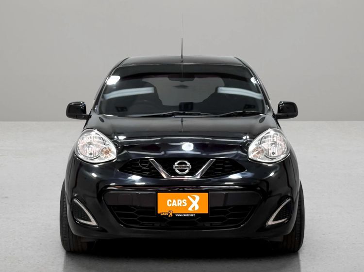 Nissan March 2017 1.2 E Sedan เบนซิน ไม่ติดแก๊ส เกียร์อัตโนมัติ ดำ รูปที่ 3