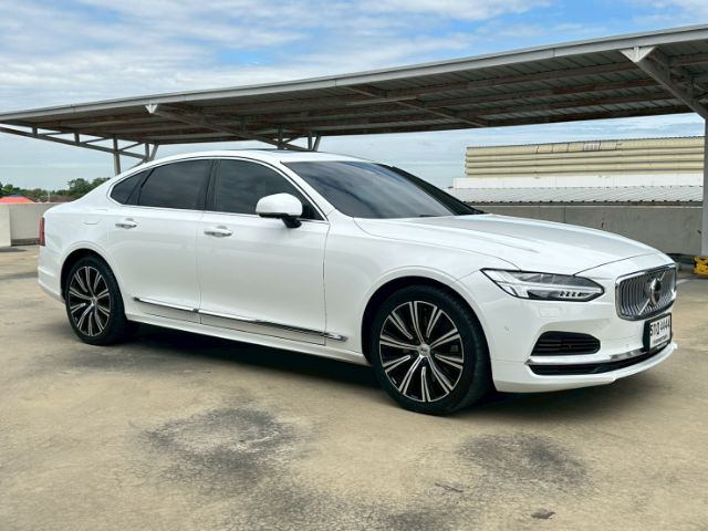 Volvo S90 2021 2.0 Recharge T8 Inscription 4WD Sedan ปลั๊กอินไฮบริด (PHEV) ไม่ติดแก๊ส เกียร์อัตโนมัติ ขาว รูปที่ 2